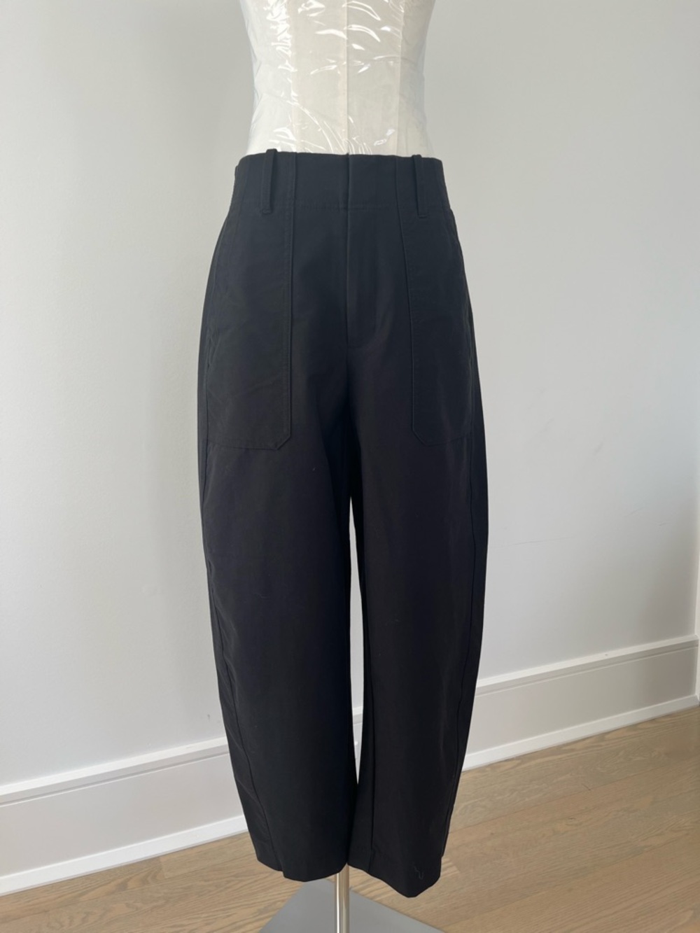 Athleta Black High-Rise Wide-Leg Utility Pants